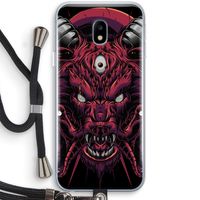 Hell Hound and Serpents: Samsung Galaxy J3 (2017) Transparant Hoesje met koord