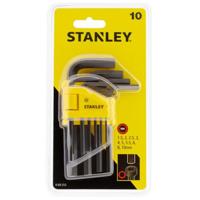 Stanley inbussleutelset 10-delig 0-69-253