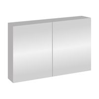 Spiegelkast BWS Sally 100 cm Aluminium Spiegelkast BWS Sally 100 cm Aluminium