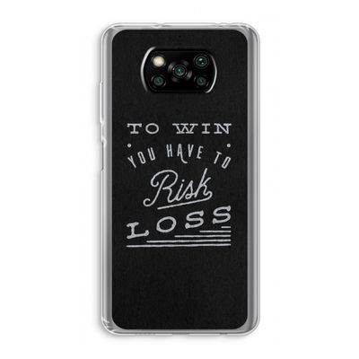 Risk loss: Xiaomi Poco X3 NFC Transparant Hoesje