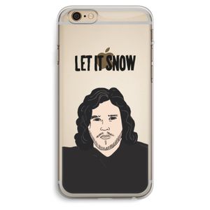 Let It Snow: iPhone 6 Plus / 6S Plus Transparant Hoesje