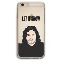 Let It Snow: iPhone 6 Plus / 6S Plus Transparant Hoesje