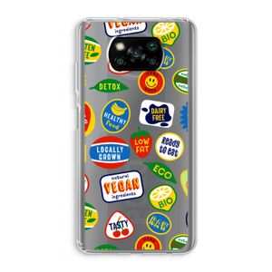 Fruitsticker: Xiaomi Poco X3 NFC Transparant Hoesje
