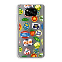 Fruitsticker: Xiaomi Poco X3 NFC Transparant Hoesje