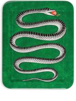 Fornasetti plateau Serpent en laine - Vert - thumbnail