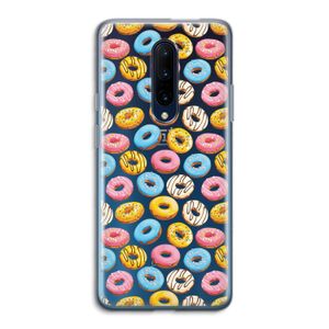 Pink donuts: OnePlus 7 Pro Transparant Hoesje
