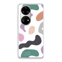 Memphis Shapes: Huawei P50 Pro Transparant Hoesje