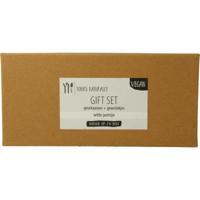 Yours Naturally Giftset 2 geurkaars&1x geurstokjes witte jasmijn