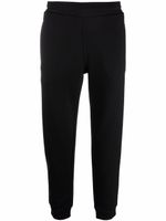 Emporio Armani pantalon de jogging à taille élastiquée - Noir - thumbnail