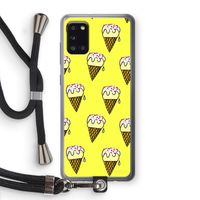 Isjes: Samsung Galaxy A31 Transparant Hoesje met koord
