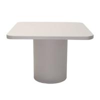 Giga Meubel - Salontafel Vierkant - Beige Metaal - 50x50x35cm - Mischa