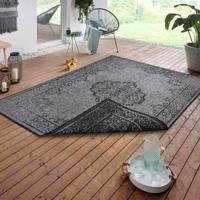 Dubbelzijdig Buitenkleed Triomphe - Zwart maat: 230x160cm - materiaal: Polypropyleen - Dekbed-Discounter.nl