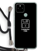 Hello: Pixel 5 Transparant Hoesje met koord