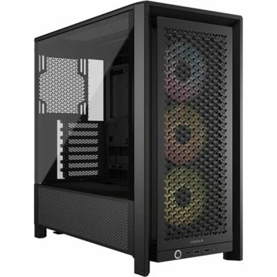 ATX Semi-toren BehuizingCorsair FRAME 4000D RS ARGB Zwart Multicolour