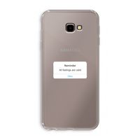 Reminder: Samsung Galaxy J4 Plus Transparant Hoesje