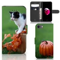 iPhone 7 | 8 | SE (2020) | SE (2022) | Telefoonhoesje | Met pasjeshouder | Kitten