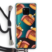 Hamburger: Huawei Mate 20 Pro Transparant Hoesje met koord