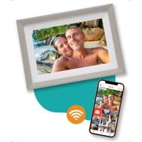 Pora&Co Digital Photo Frame 10 inch Silver / White