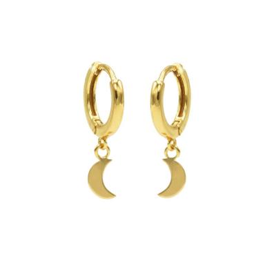 Karma Oorringen Hinged Hoops Moon Goud