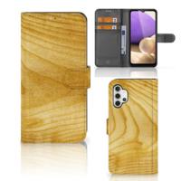 Samsung Galaxy A32 4G | Book Style Case | Licht Hout