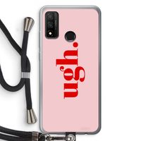 Ugh: Huawei P Smart (2020) Transparant Hoesje met koord