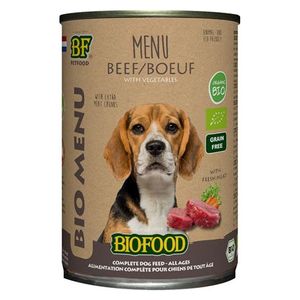 Bf petfood Organic hond rund menu blik