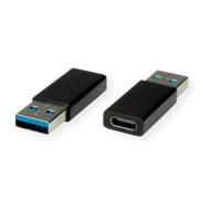Value Adapter, USB 3.2 Gen 1, Type A - C, M/F USB Type A USB Type C Zwart - thumbnail