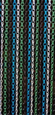 Sunarts model 604 Aluminium zilver / zwart / blauw / groen afm 100 x 232 cm