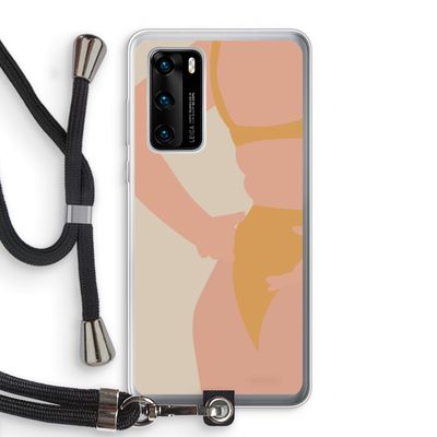 Bikini body: Huawei P40 Transparant Hoesje met koord
