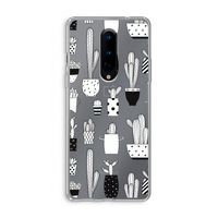Cactusmotief: OnePlus 8 Transparant Hoesje