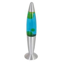 Mexlite Lavalamp Zilver Groen 35cm E14