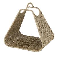 Boltze Home tijdschriftenmand beris zeegras 34x29x33cm