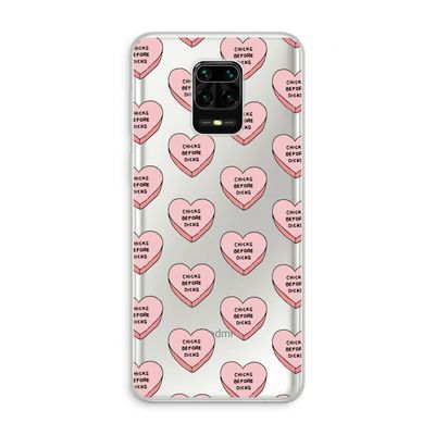Chicks before dicks: Xiaomi Redmi Note 10 Lite Transparant Hoesje