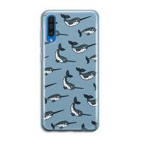 Narwhal: Samsung Galaxy A50 Transparant Hoesje