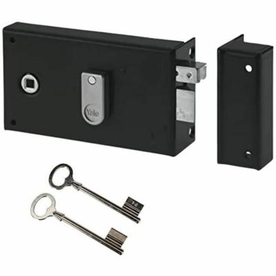 Slot Yale 19,5 x 7 x 14 cm Kaki Roestvrij staal Rechthoekig Deuren
