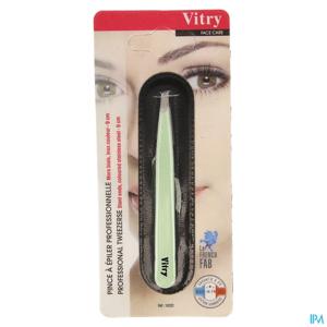 Vitry Classic epileerpincet Prof Schuin Blauw