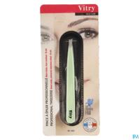 Vitry Classic epileerpincet Prof Schuin Blauw