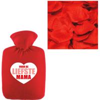Moederdag cadeau kruik - incl rozenblaadjes - 2 liter - liefste mama Moederdag cadeau kruik - incl rozenblaadjes - 2 liter - liefste mama
