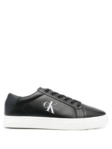 Calvin Klein Jeans baskets en cuir - Noir