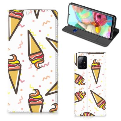 Samsung Galaxy A71 | Flip Style Cover | Icecream