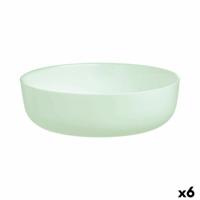 Saladekom Luminarc Diwali Paradise Groen Glas 22 cm (6 Stuks)