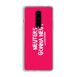Neuters (roze): OnePlus 8 Transparant Hoesje