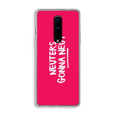Neuters (roze): OnePlus 8 Transparant Hoesje