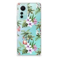 Xiaomi 12 Lite TPU Hoesje Flamingo Palms - thumbnail