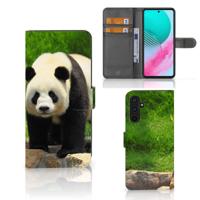 Samsung Galaxy M54 | Telefoonhoesje | Met pasjeshouder | Panda