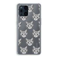 Kitten: Oppo Find X3 Pro Transparant Hoesje