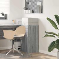 Sideboard Grijs Sonoma 38x34,5x75 cm Gengineerd Hout Sideboard Grijs Sonoma 38x34,5x75 cm Gengineerd Hout
