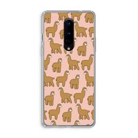 Alpacas: OnePlus 8 Transparant Hoesje