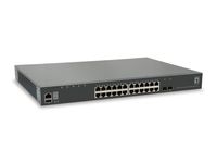 LevelOne GTL-2881 Managed network switch L3 Gigabit Ethernet (10/100/1000) Grijs netwerk-switch - thumbnail
