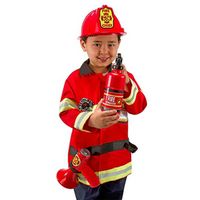 Brandweer kostuum kids One size  -